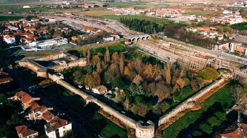 La Rocca Brancaleone in una foto aerea