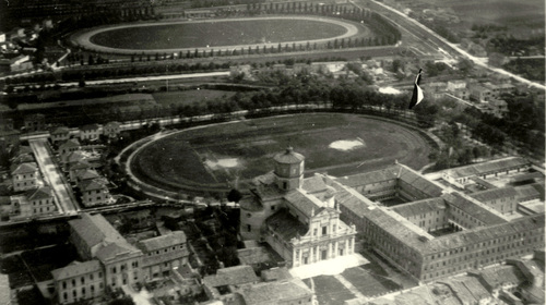 Anonimo, Veduta aerea di Santa Maria in Porto, 1920 (copyright Biblioteca Classense)